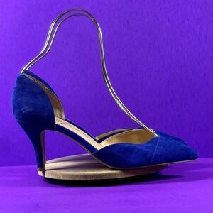 Sole Society Women's Royal Blue Pointed‎ Toe Robbie Pumps Shoe Size 9